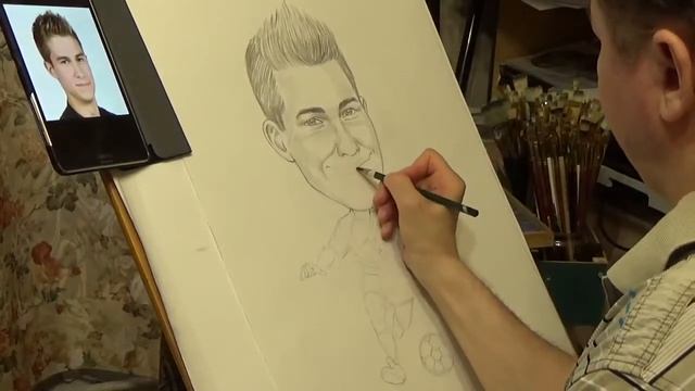 как рисовать шаржи смотреть онлайн