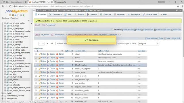 Hackear la configuración de Wordpress modificando la base datos смотреть онлайн