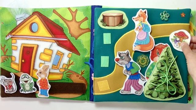 #КнигаСказок для Анечки #3года (#Иркутскаяобласть ) #quietbook #развивающаякнижка #Сказки