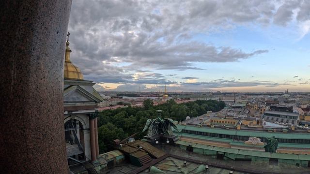 Большая прогулка и подъём на колоннаду исаакиевского собора! смотреть онлайн