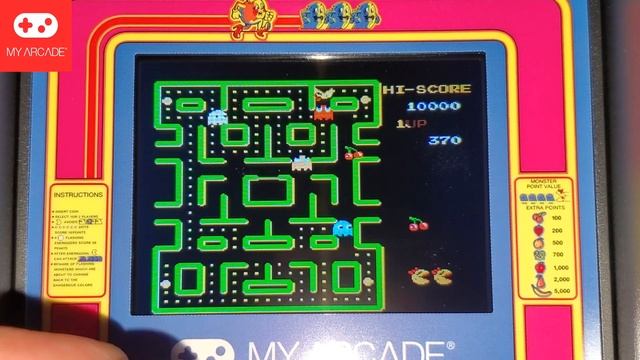 Ms. Pac-Man: Arcade Classics vs My Arcade | Mini Arcade Showdown! смотреть онлайн