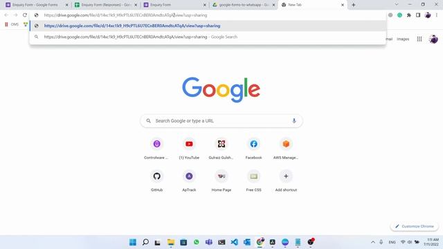 Dynamic Google Forms | Google Form Response to WhatsApp | Automation смотреть онлайн