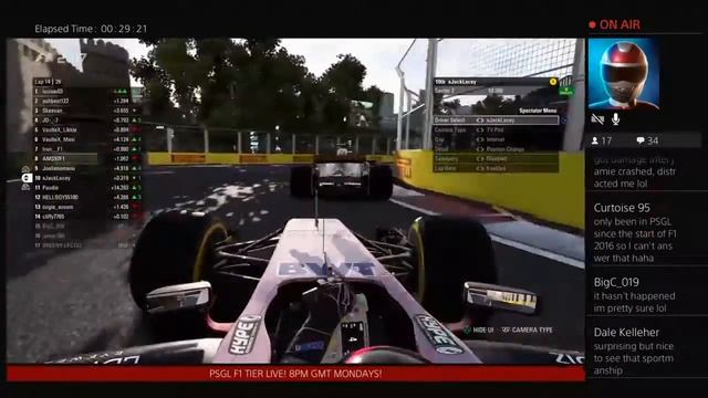 PSGL F1 LEAGUE - Round 7: Baku - F1 2017 (PS4) - RACE смотреть онлайн