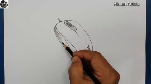 How to Draw Mouse easy way || Draw Computer Mouse