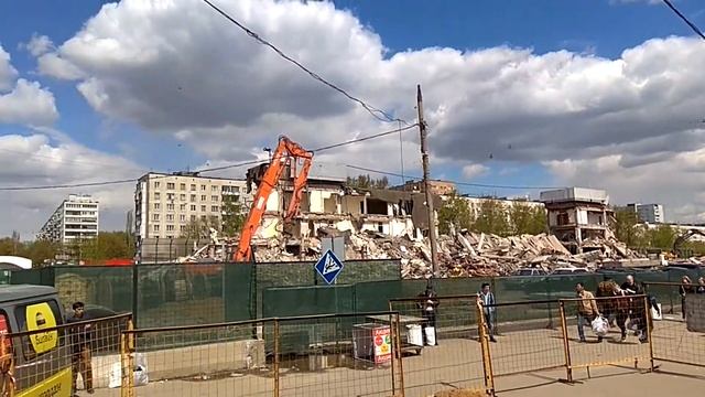 Автовокзал на Щелковской снесли смотреть онлайн
