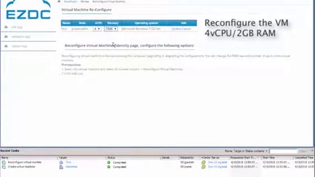 Custom Application Portal - Modify VM using vSphere SDK смотреть онлайн