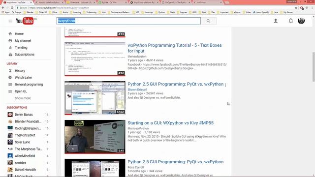 wxPython GUI and PyOpenGL - 01 - introduction смотреть онлайн