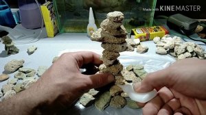 Как сделать грот,замок,скалу,руины своими руками для аквариума/How to make a grotto, castle, rock