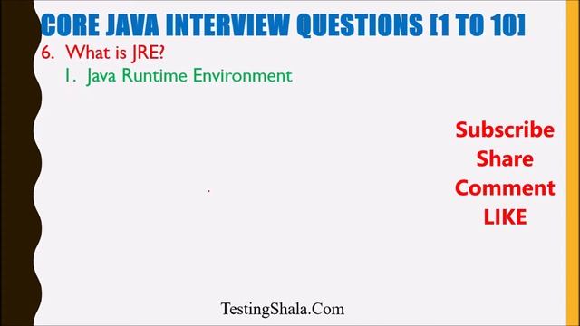 core java interview questions and answers for freshers [1 - 10 ] | testingshala смотреть онлайн