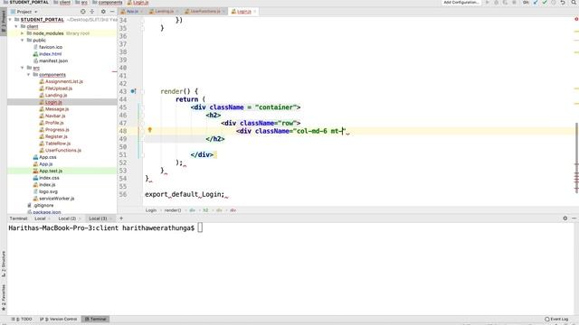 React Sinhala Tutorial | React JS in Sinhala | Node JS Sinhala - Part 12 - Login Component смотреть онлайн