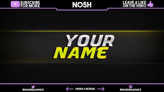 FREE SIMPLE & CLEAN YOUTUBE BANNER TEMPLATE | PHOTOSHOP смотреть онлайн