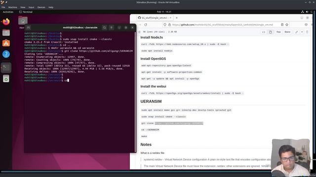 Setting up UERANSIM on an Ubuntu 22.04 Virtual Machine for the Open5GS & UERANSIM Series смотреть онлайн