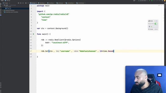 Golang redis connect to redis server set value and read value lesson two смотреть онлайн