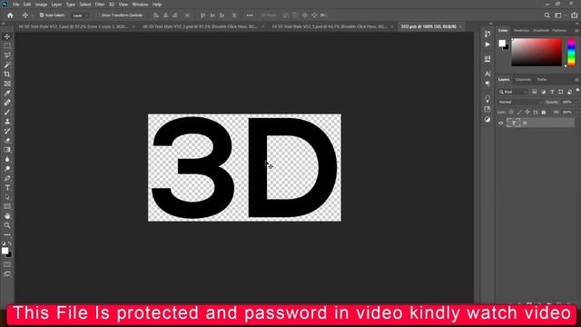 10 3D Text Style In PSD Files |English| |Photoshop Tutorial| смотреть онлайн