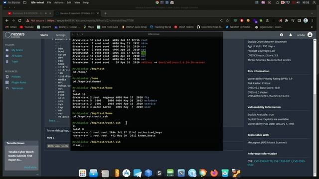 NFS Exported Share Information Disclosure - Nessus смотреть онлайн