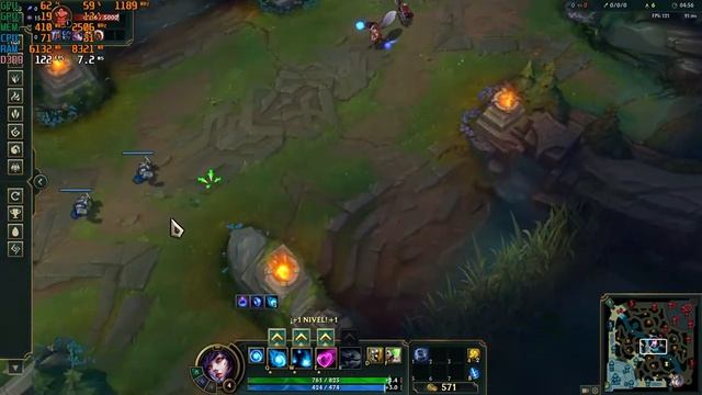 League of Legends - Intel Core i5 1035G1 / MX130 2GB -- VSync Off -- смотреть онлайн