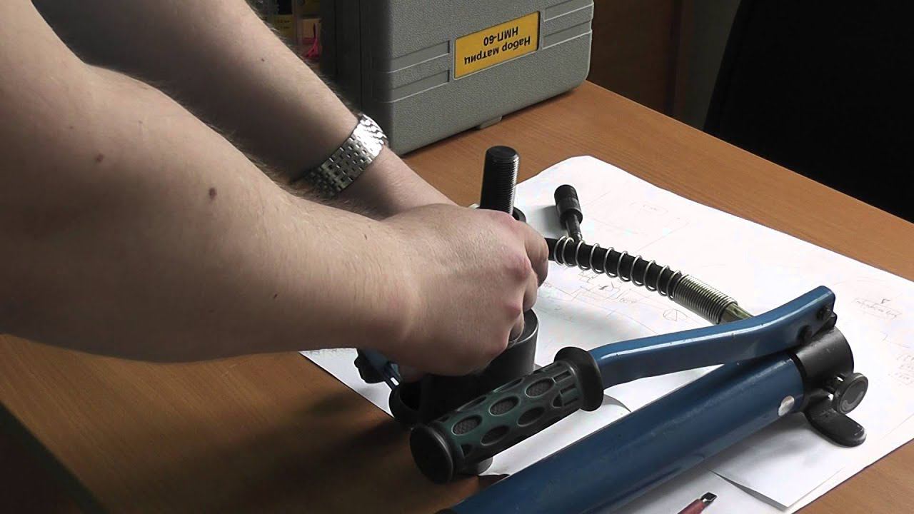 ПГПО-60. Пресс гидравлический для пробивки отверстий. Обзор смотреть онлайн