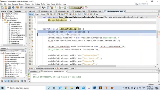 Aplicación de escritorio en Java para operar una base de datos MySQL, mediante JDBC, vídeo 4 смотреть онлайн