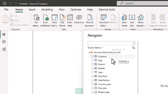 Get Data From Excel Table Into Power Bi