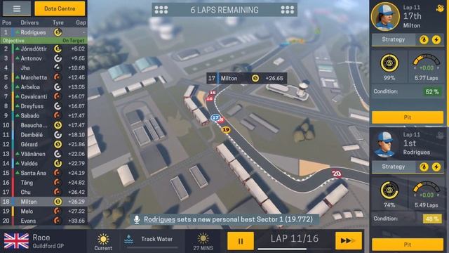 Motorsport Manager Mobile 2 Career Mode - Part 3 DISASTER IN DOHA! смотреть онлайн