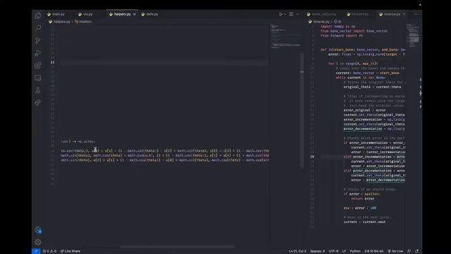 10DOF IK Solver in Python - Quick Test with OpenGL смотреть онлайн