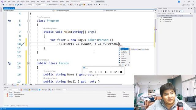 Generando información o datos ficticios (fake data) realistas con C# fácilmente смотреть онлайн