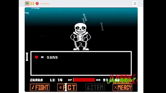 Undertale Hard Mode Sans rebalanced смотреть онлайн
