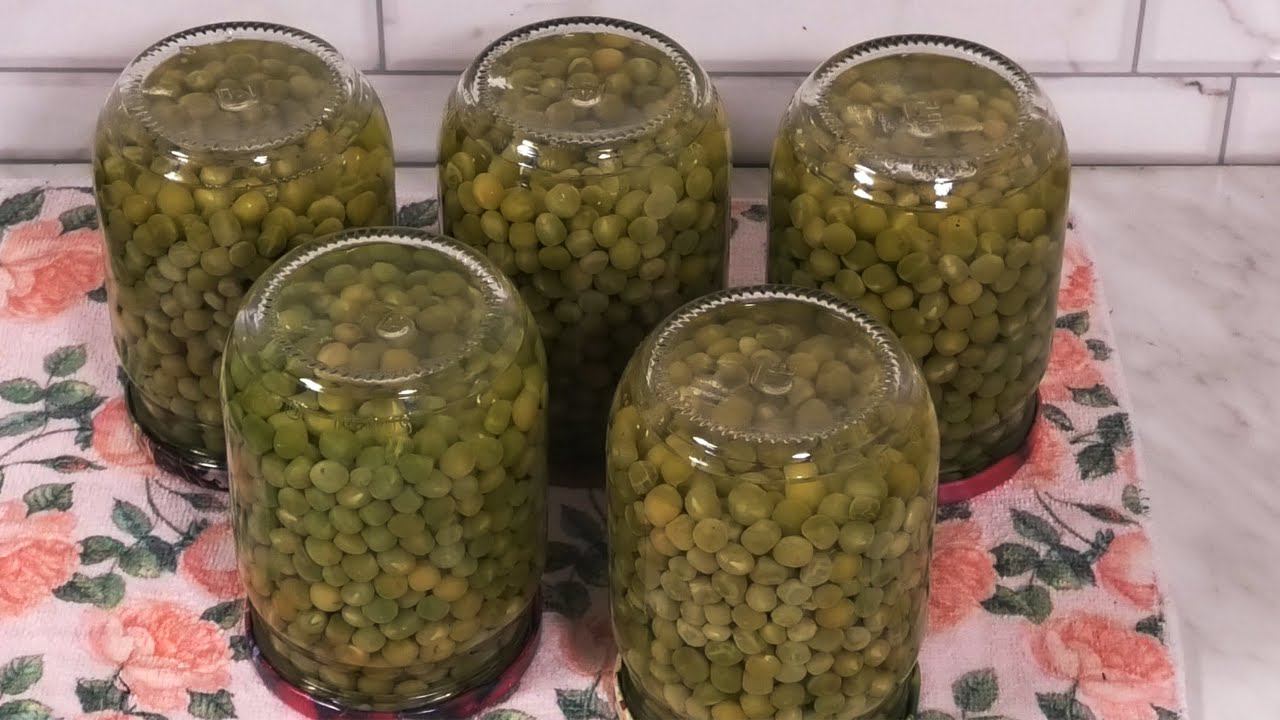 Консервируем зеленый горошек в домашних условиях на зиму - лучше чем магазинный смотреть онлайн