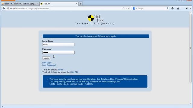 Installation of "Testlink" & Creating project. смотреть онлайн