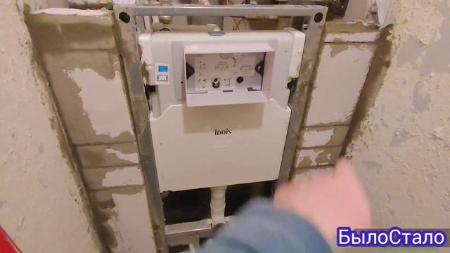 Ремонт ванны и туалета. Простенько но со вкусом... Светлая плитка. Подвесной унитаз. Все виды работ