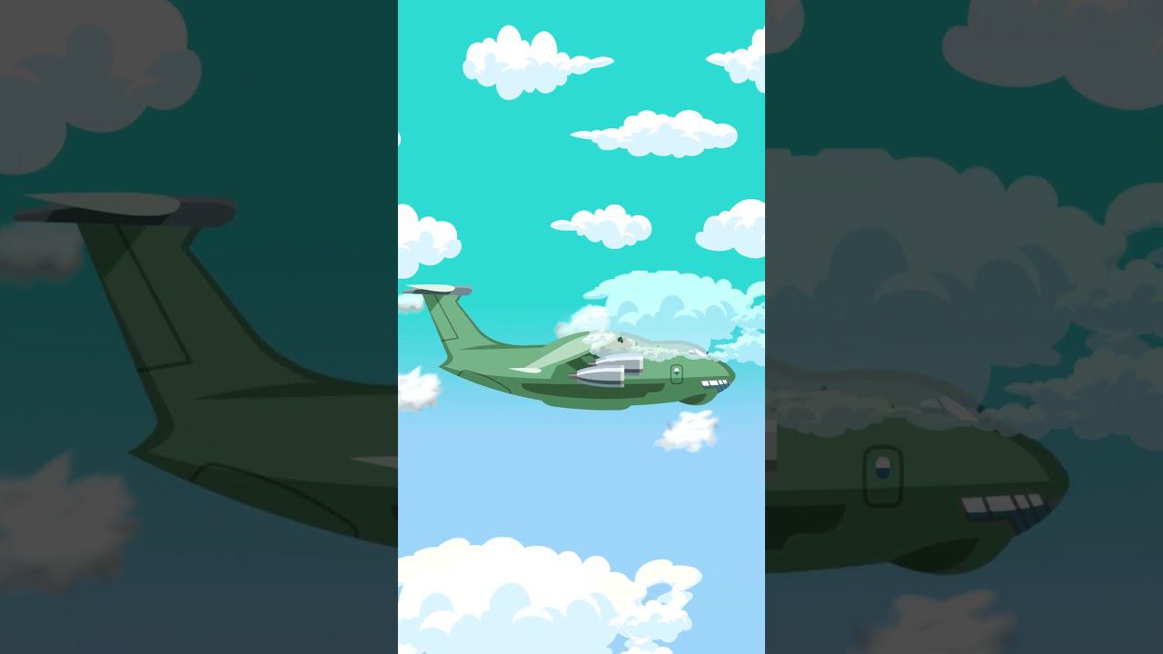 Про самолеты для детей - Грузовой самолет - Мультик для малышей #мультики #крошкаантошкаtv смотреть онлайн