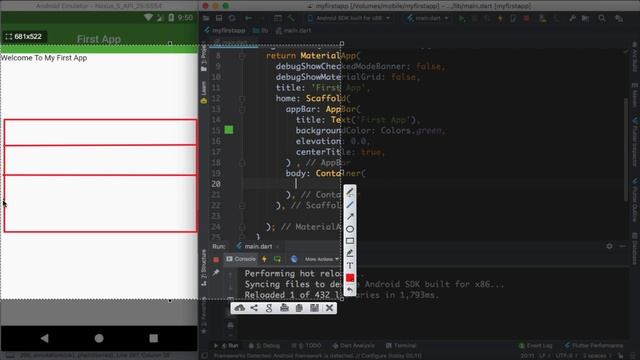 #13 Container and Column and Row Widget смотреть онлайн
