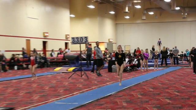 Jordyn Warner 3rd Vault Region 1 Championships Wildfire Gymnast Level 8 смотреть онлайн