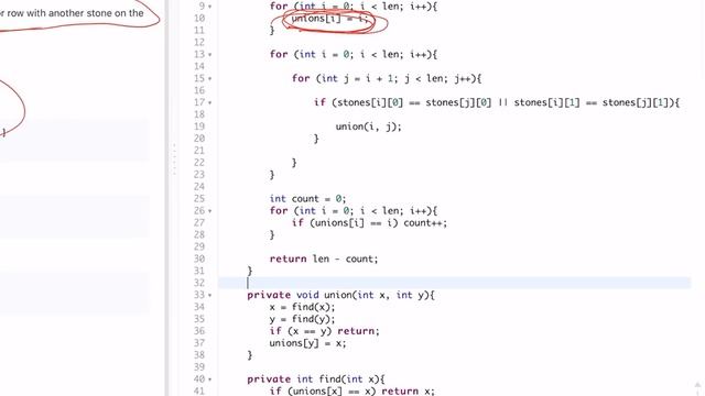 LeetCode 947 Java Union Find смотреть онлайн