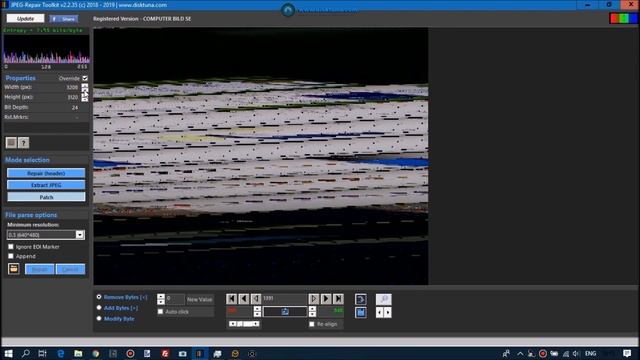 JPEG Repair. No SOS Marker. Corrupt after undelete/recovery смотреть онлайн