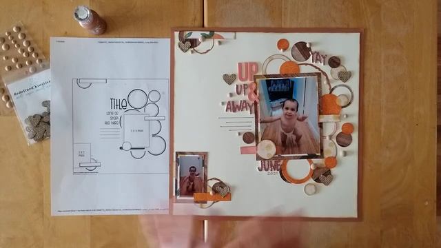 SNSKC KIT SCRAPBOOKING WITH A TWIST - 12x12 LAYOUT (UP, UP & AWAY) смотреть онлайн