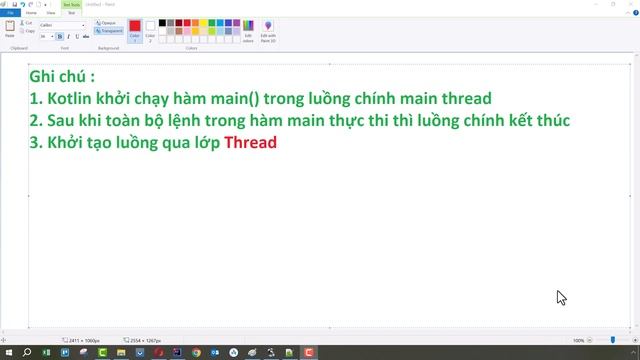 Hướng dẩn Kotlin P11.01 | Thread Luồng смотреть онлайн