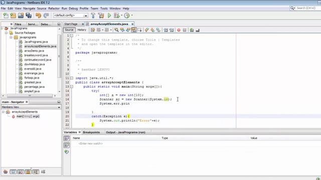 How to accept elements from users and store store into array in Java Part-15 смотреть онлайн