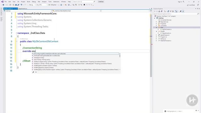 Add Db Models, Connection String and Database [4] | Learn ASP.NET Core Web API Tutorials смотреть онлайн