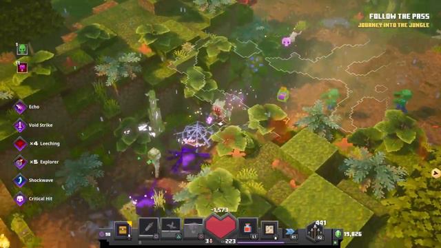 Minecraft Dungeons jungle awakens finding secret mission secret rooms And more смотреть онлайн