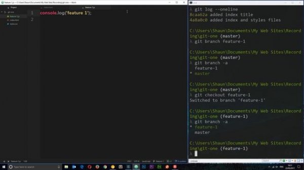 Git & GitHub Tutorial for Beginners #8 - Branches