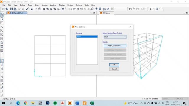 Seismic design of a simple RC structure in SAP2000 1 смотреть онлайн