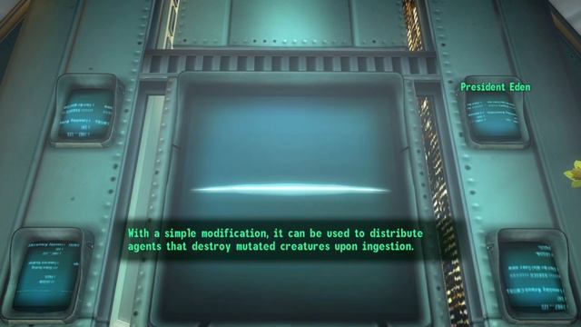 Using the Science skill to ‘convince’ President Eden to stop the Enclave смотреть онлайн