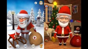 TALKING SANTA Vs PLAYING SANTA - Free Game for iOS: iPhone / iPad and Android