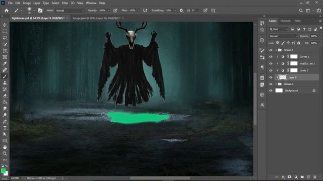 the nightmare | photoshop manipulation | photoshop editing смотреть онлайн