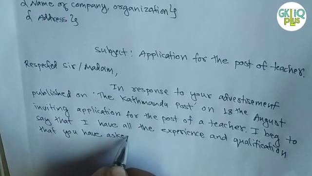 how to write job application letter in english | cover letter for job application in nepal смотреть онлайн