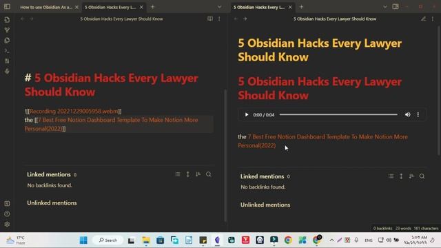 5 Obsidian Hacks Every Lawyer Should Know смотреть онлайн