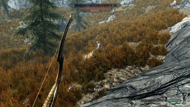 The Elder Scrolls V Skyrim Special Edition - Attacking Bandit Outpost смотреть онлайн