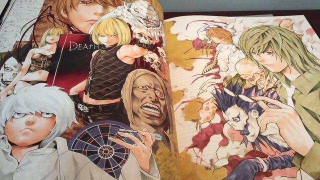 blanc et noir (Death Note) Art Book Flip Through смотреть онлайн