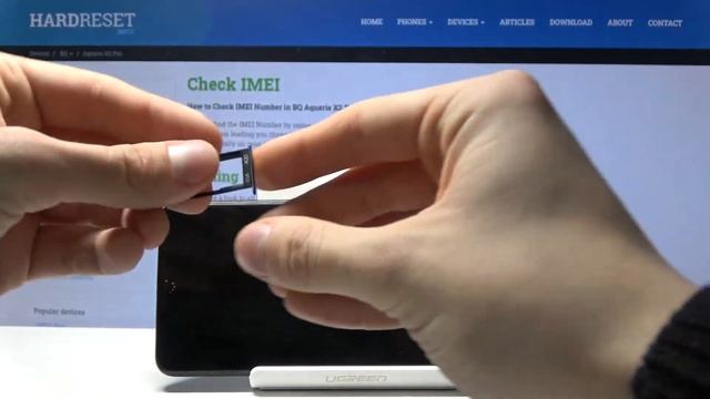 BQ Aquaris X2 Pro — Как вставить сим-карту смотреть онлайн